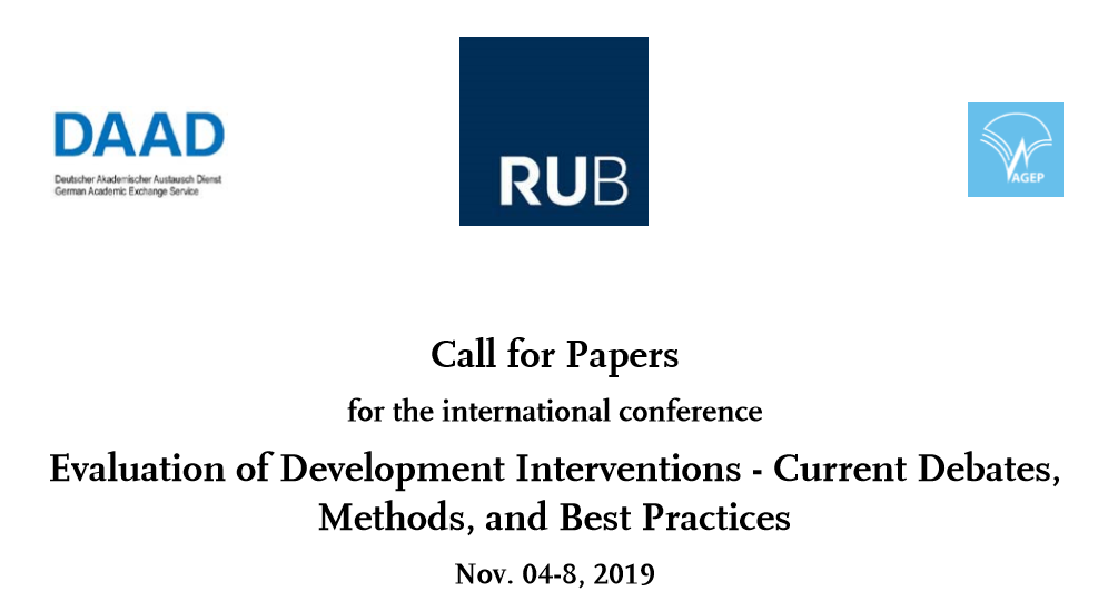 Call for International Alumni Conference “Evaluation of Development Interventions – Current Debates, Methods, and Best Practices”