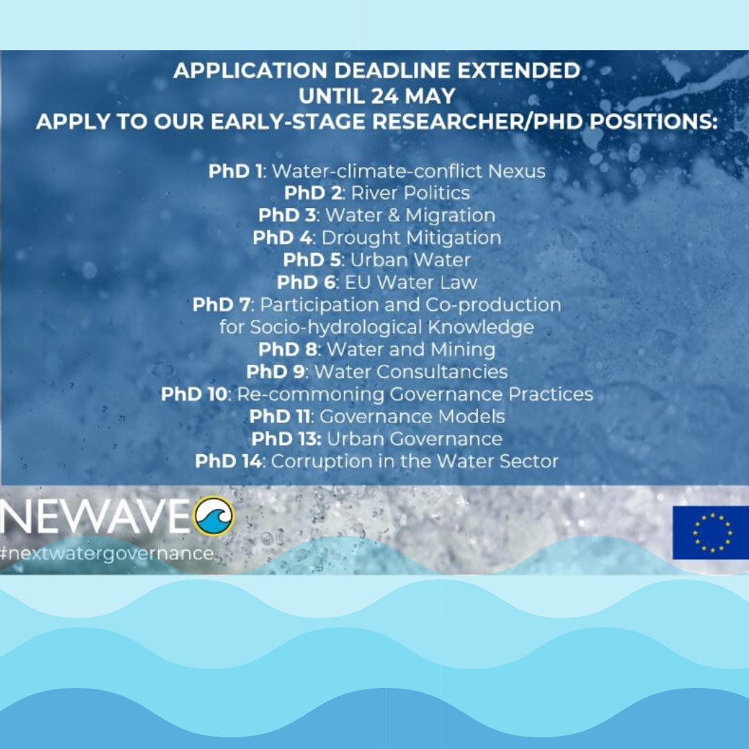 NEWAVE – 13 PhD positions: New application deadline: May 24 2020