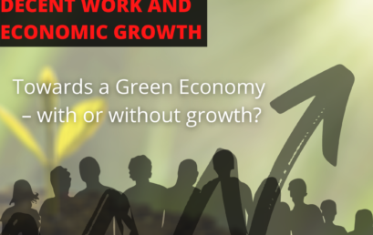 ARTS seminar series : “SDG8: Towards a Green Economy – with or without growth?”