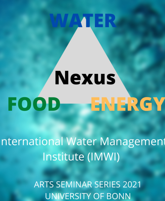 ARTS seminar series summer term: Water-Food-Energy Nexus