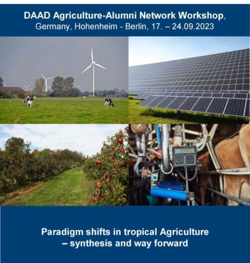 Call for DAAD Agri Alumni Net Workshop: ‘Paradigm shifts in tropical Agriculture’