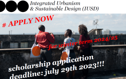 Call for application – Integrated Urbanism & Sustainable DesignCall for application (IUSD)