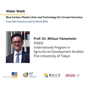 Water Week: Blue Carbon, Plastic Litter and Technology for Circular Economy